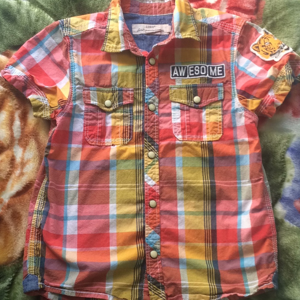 Dress shirt plaid